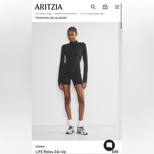 Aritzia Life Relay Zip Up